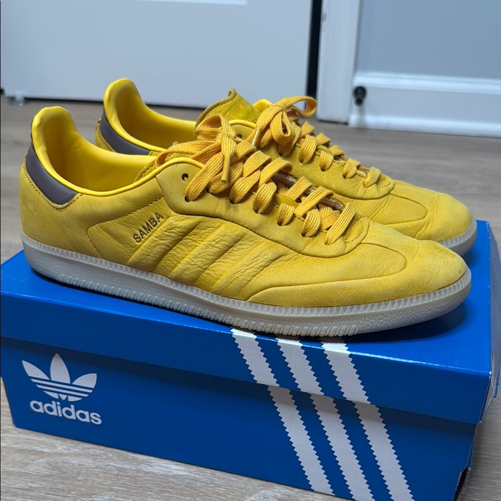 Adidas Samba Yellow Sneakers